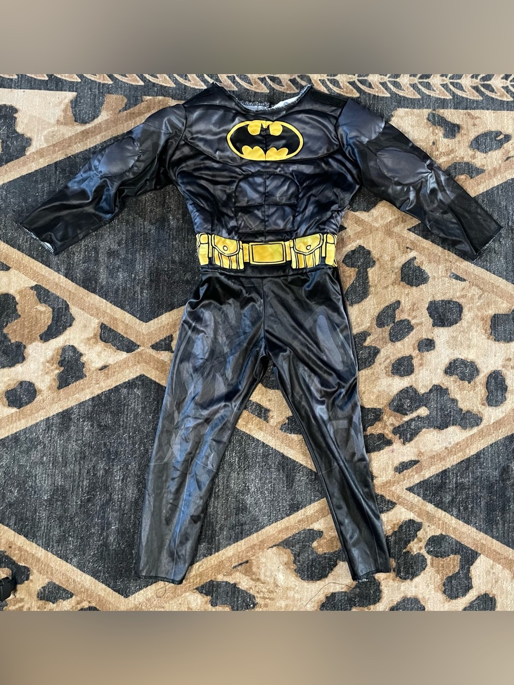 DC Comics Batman Toddler Costume 3T-4T Muscle Jumpsuit With Cape